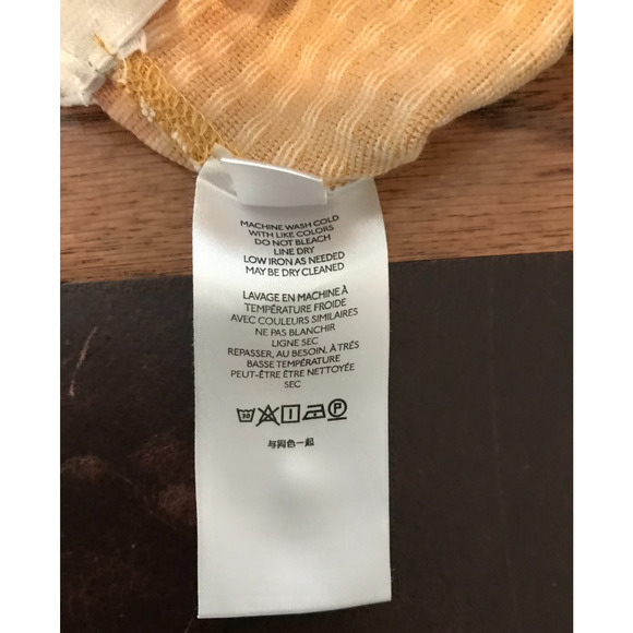 Anthropologie Maeve Mollie Flare Yellow/White Gingham Pants - Size Extra Small - Picture 10 of 11